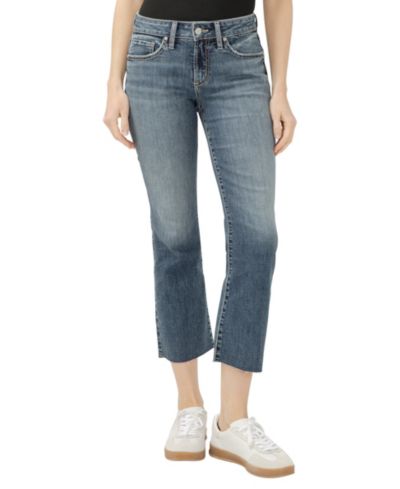 Женские джинсы Silver Jeans Co. Suki Mid Rise Curvy Fit Flare