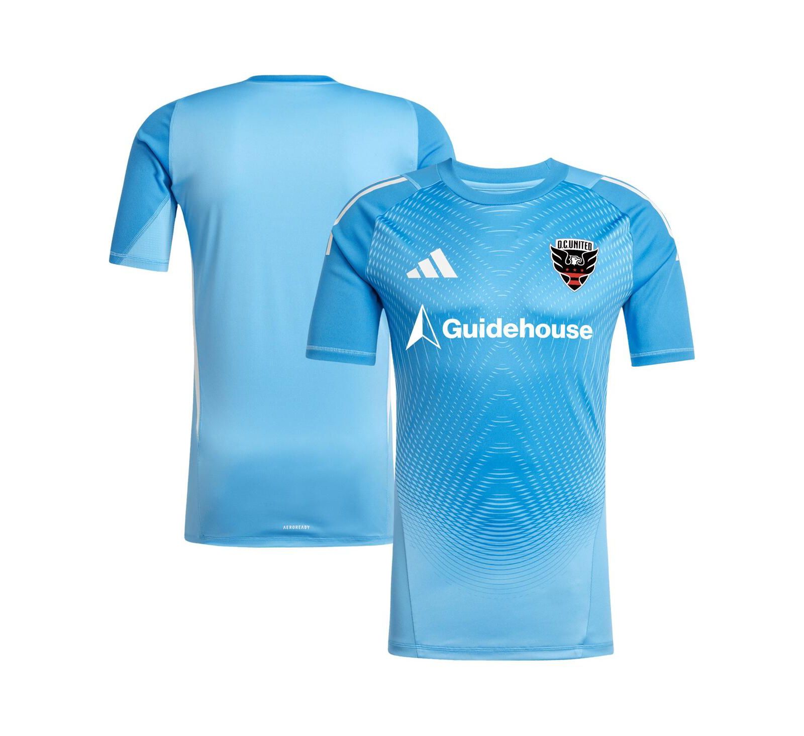 Мужская джерси болельщика Adidas Blue D.C. United 2025 Goalkeeper