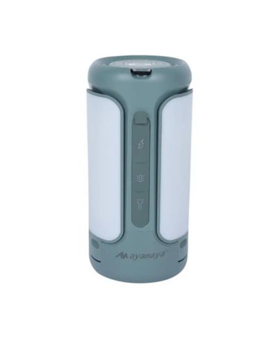 Ayamaya 10,000mAh rechargeable LED lantern with power bank, folding tent light, USB charging, adjustable modes, tripod mount.