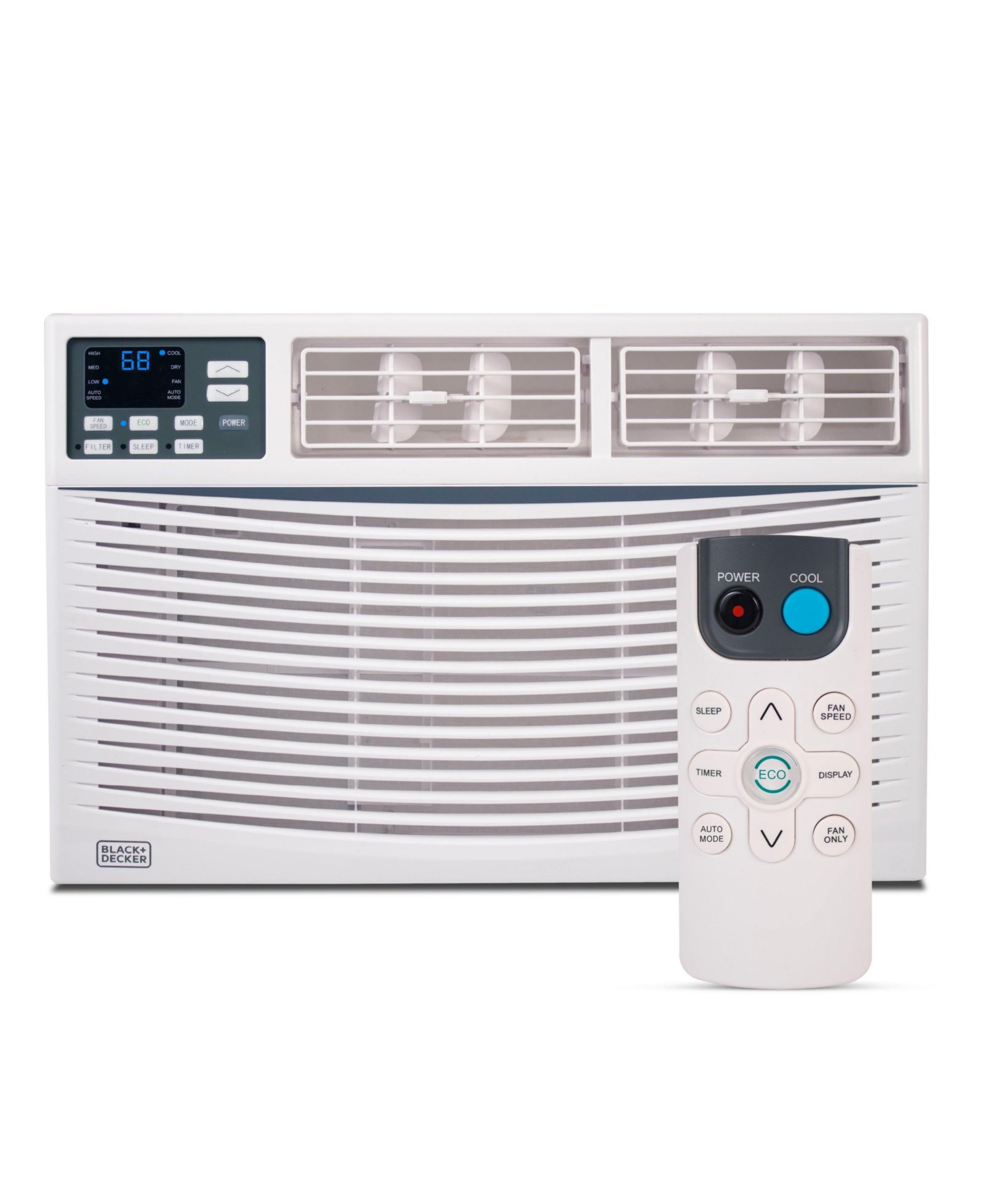 BLACK+DECKER Оконный кондиционер 10,000 BTU BWAC10WTB, белый