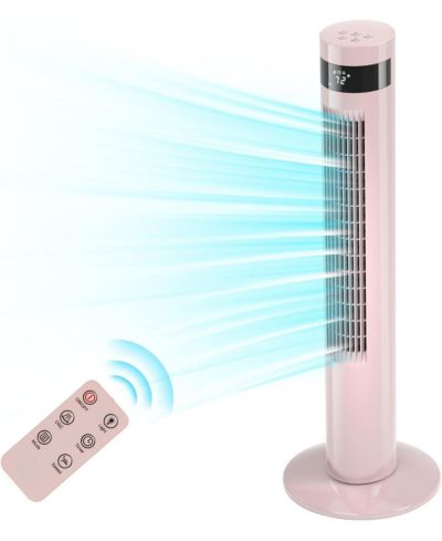 Cowsar 85degree(s) Oscillating, 36" Quiet Cooling, 12H Timer, Remote Control, 3 Speeds, 3 Modes - Tower Fan Portable Floor Fan