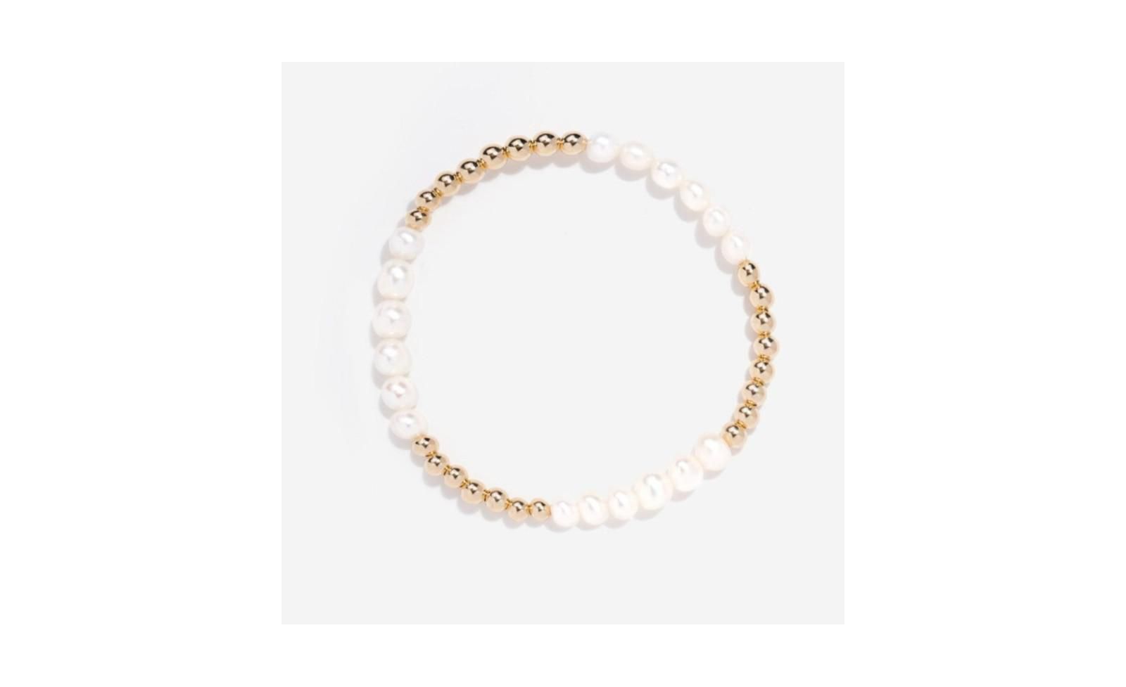 Filled Pearl Bead Bracelet