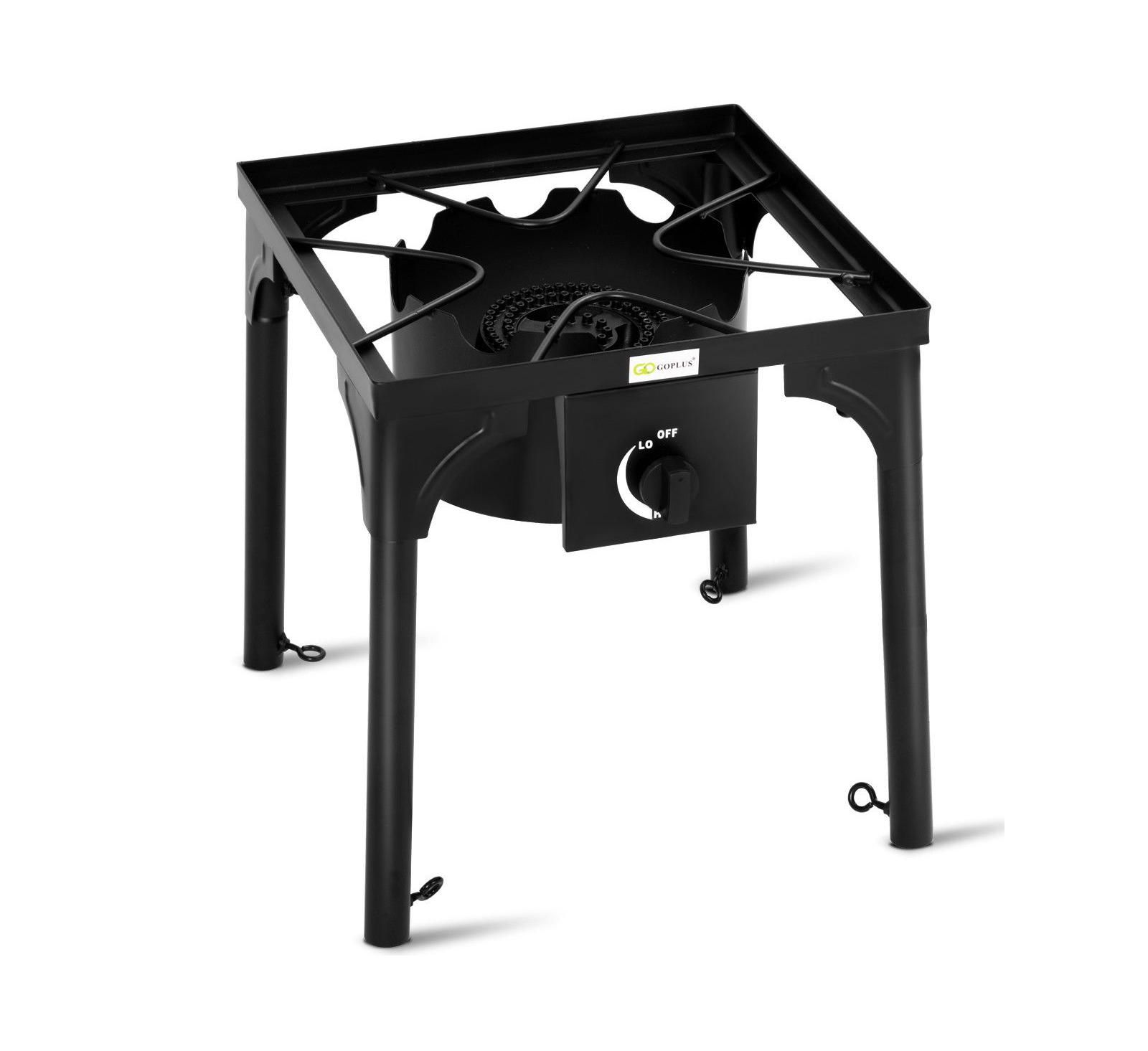 Ecooso 100,000-BTU Portable Propane Outdoor Camp Stove with Adjustable Legs