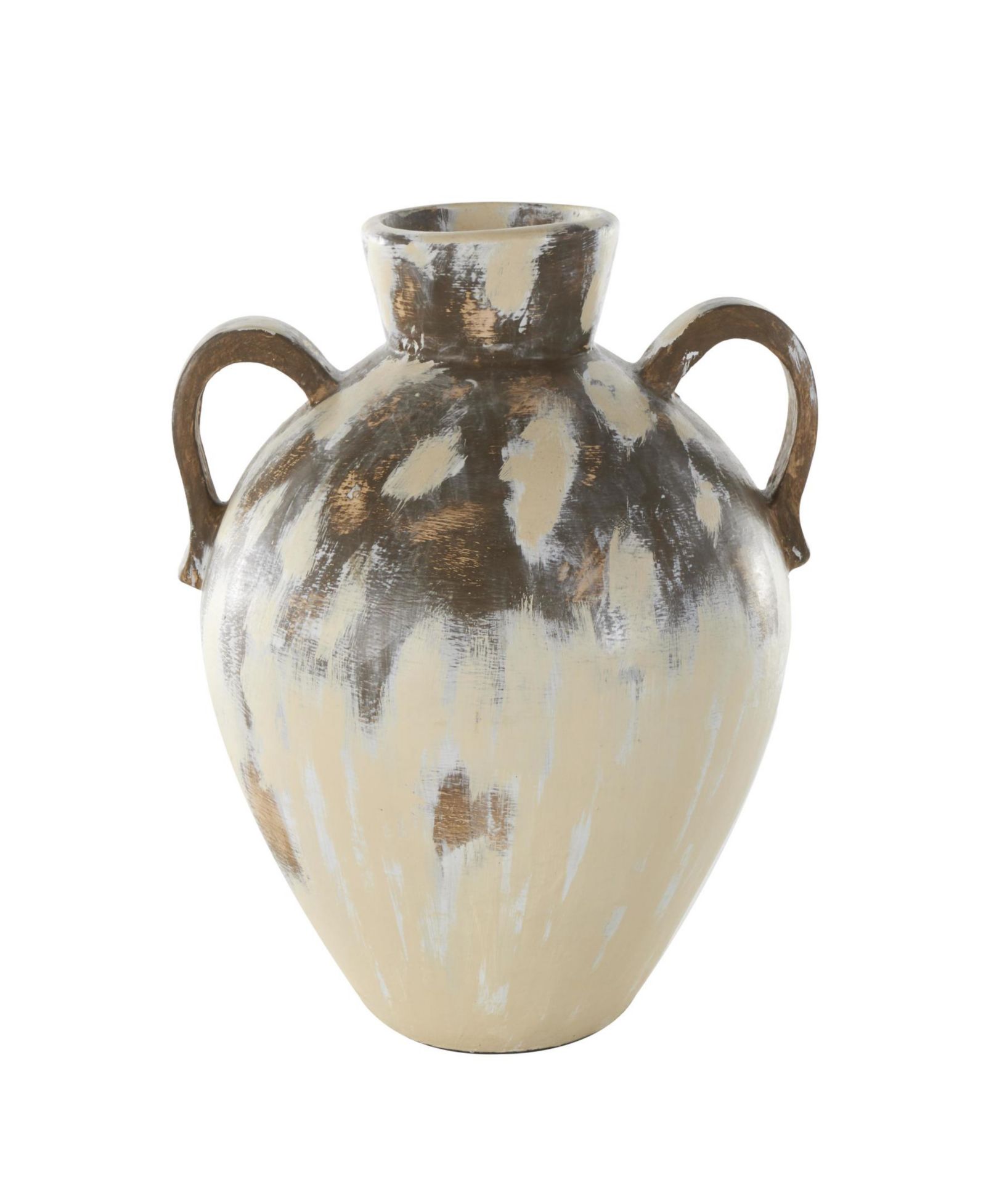 Ваза Rosemary Lane Antique Style Ceramic 15" с изогнутыми ручками