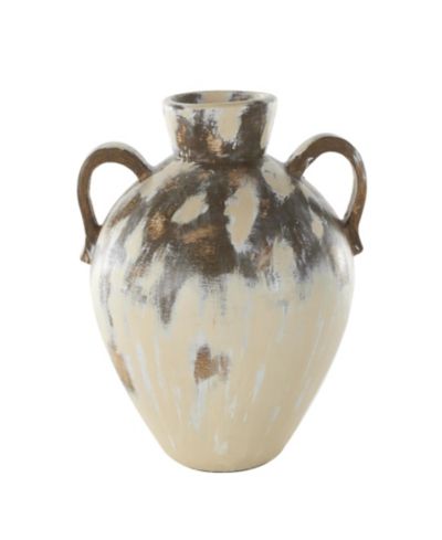 Ваза Rosemary Lane Antique Style Ceramic 15" с изогнутыми ручками