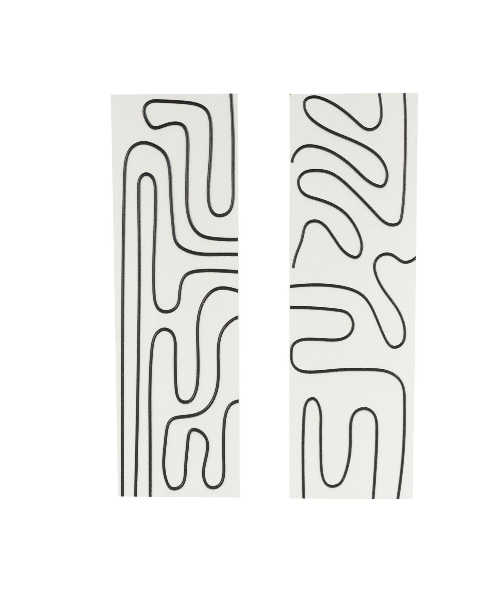 Rosemary Lane Wood Contemporary Wall Art, Set of 2