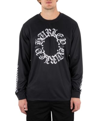 Hurley Men's Check Out Long Sleeve Jersey T-Shirt