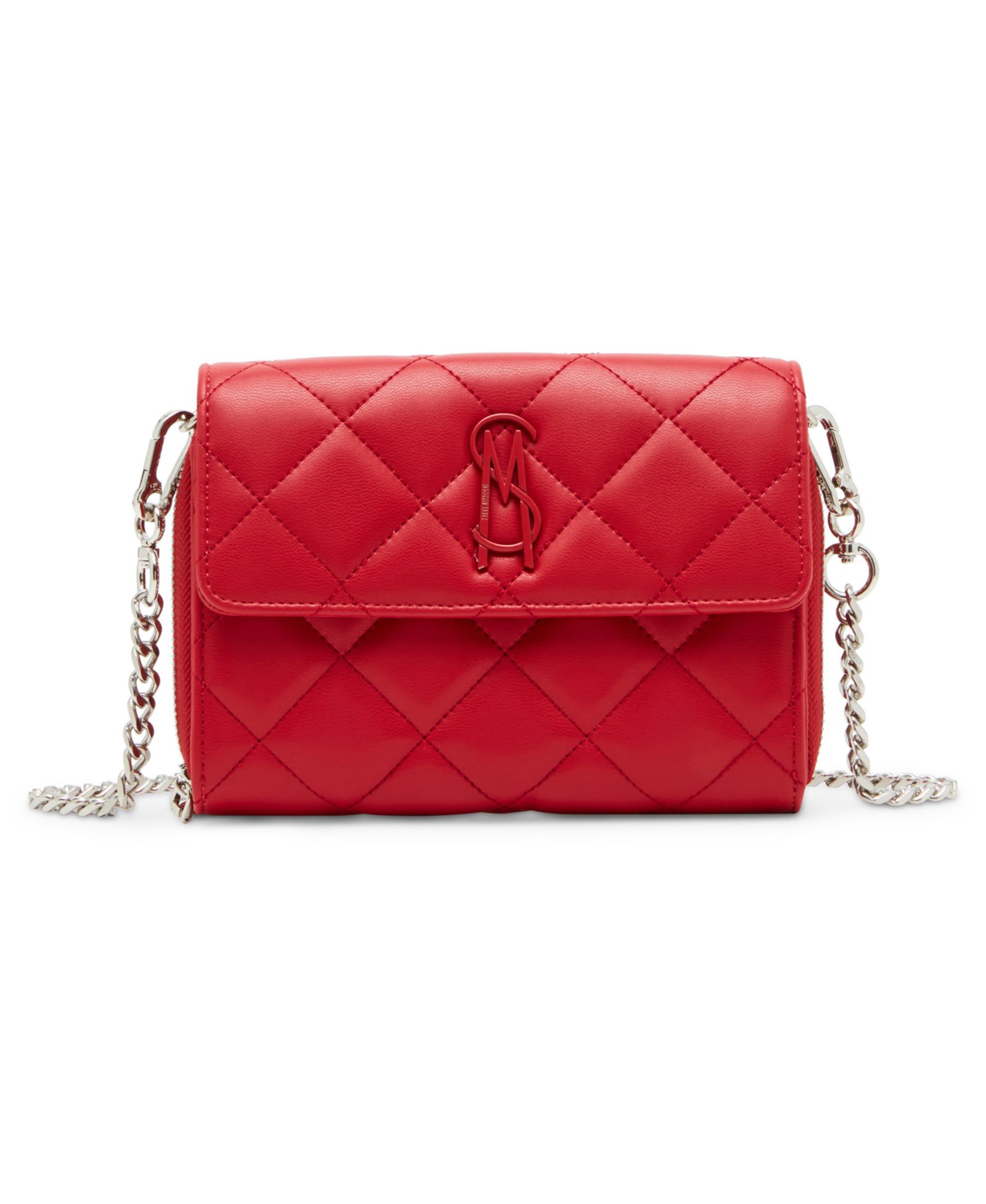 Steve Madden Women's Bcarina Quilted Crossbody Wallet