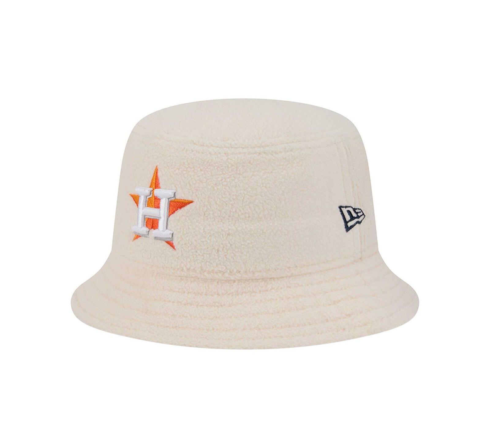 New Era Women's White Houston Astros Chrome Cozy Bucket Hat