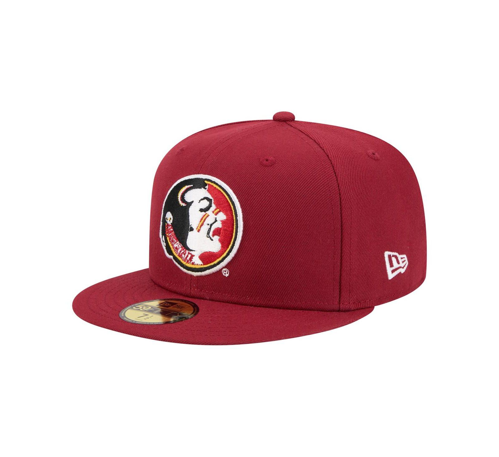 Мужская кепка New Era Garnet Florida State Seminoles Vault 59FIFTY Fitted Hat