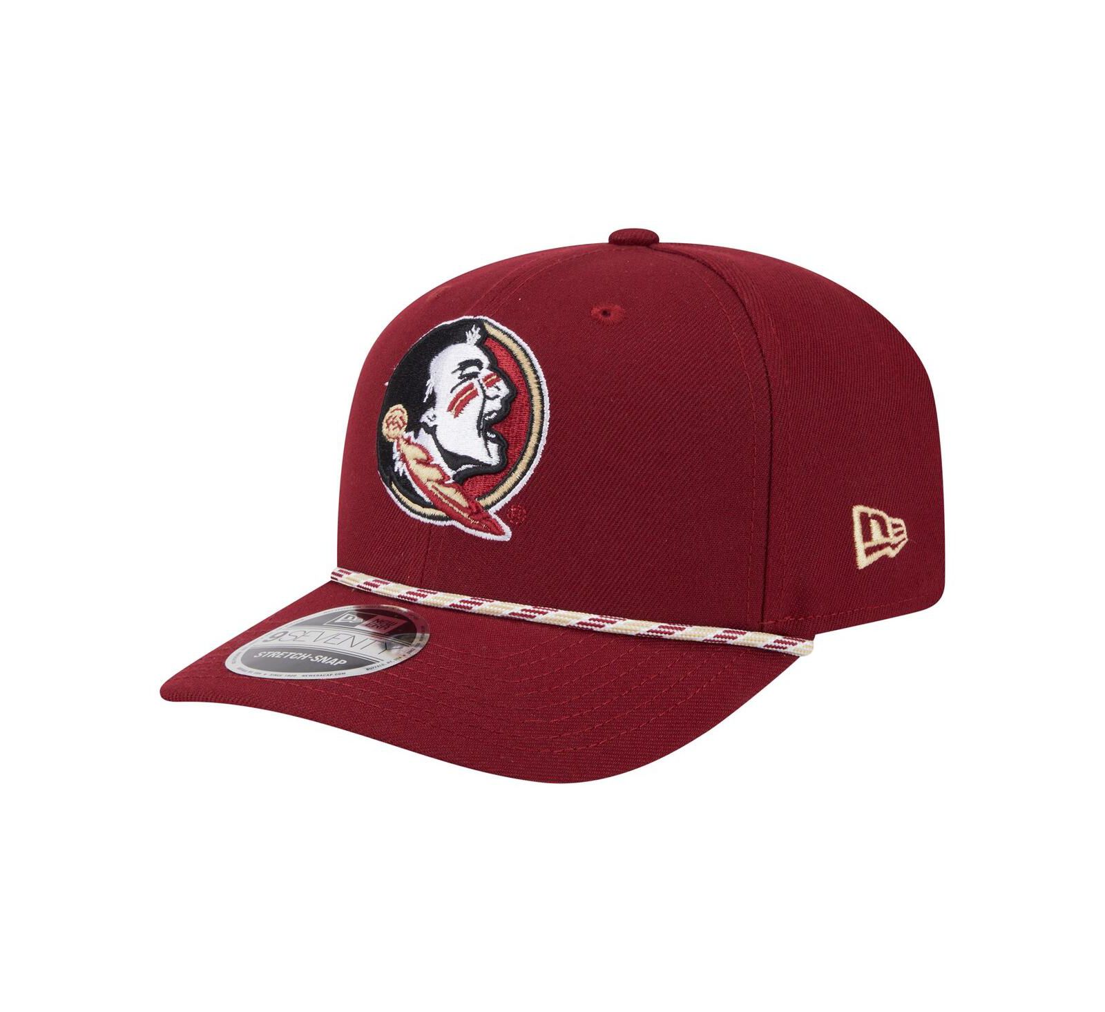 New Era Men's Garnet Florida State Seminoles Game Day Multi-Rope 9SEVENTY Stretch-Snap Hat