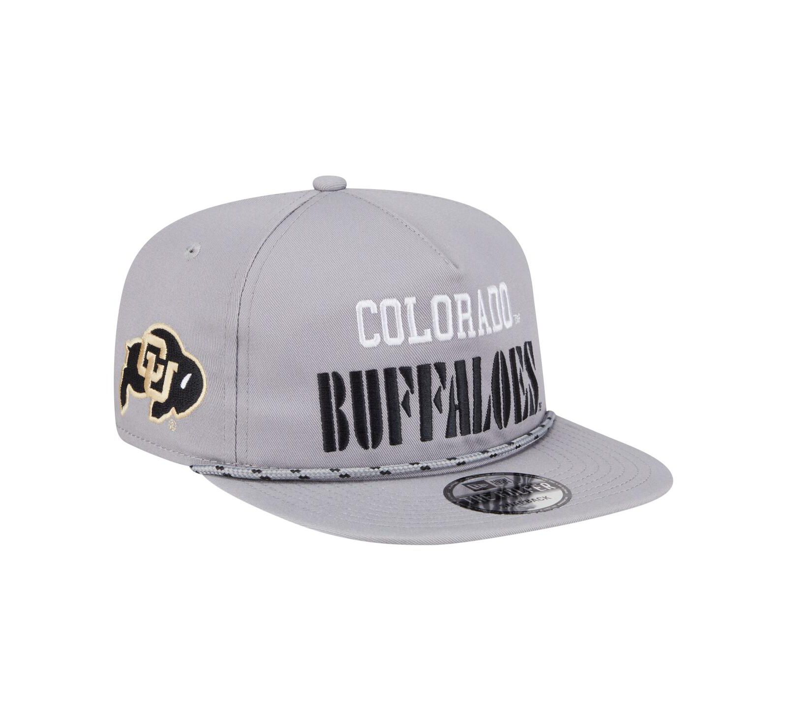 New Era Мужская винтажная кепка New Era Men's Gray Colorado Buffaloes Golfer Vintage Adjustable Hat