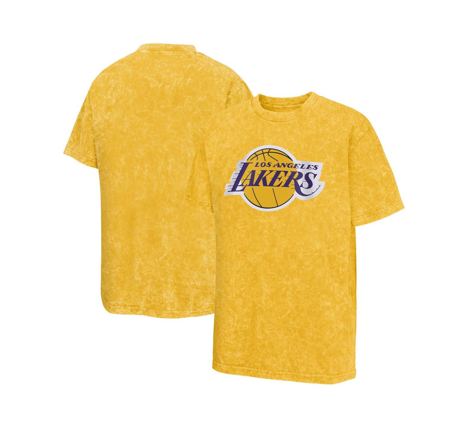 Детская футболка Outerstuff Gold Los Angeles Lakers Rugged Defense