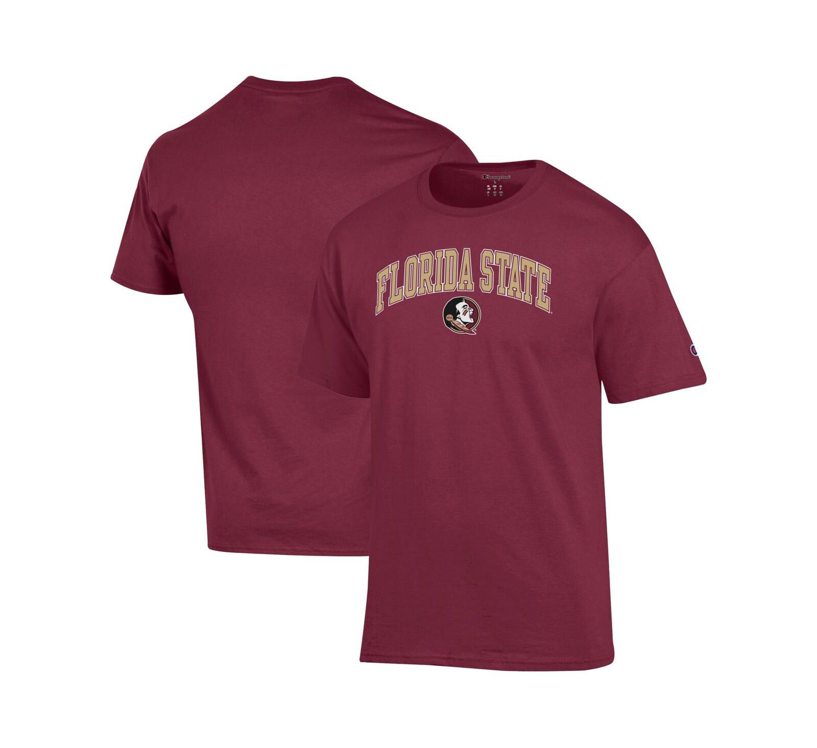 Champion Men's Garnet Florida State Seminoles Arch Over Logo T-Shirt