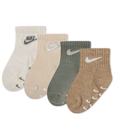 Носки Nike с логотипом для младенцев и малышей, 4 пары