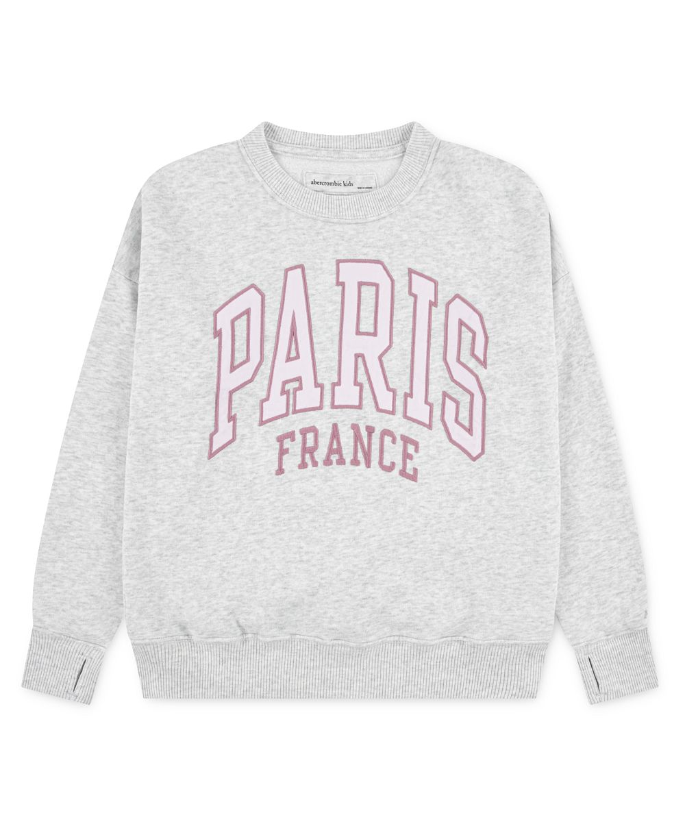 abercrombie kids Детский свитшот I Heart Paris Crewneck