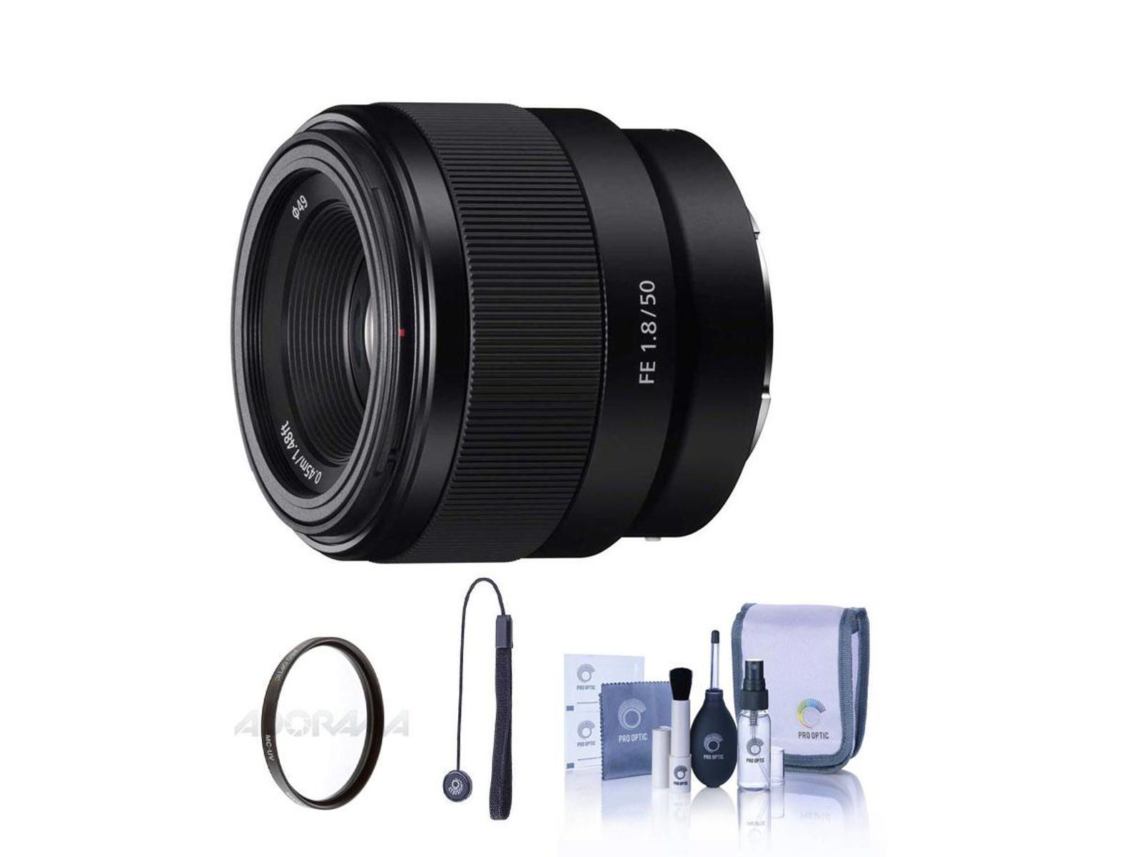 Sony FE 50mm f/1.8 Autofocus Lens for Sony E-mount