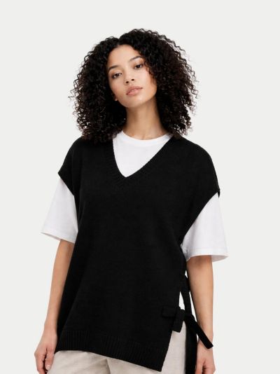 Gobi Cashmere Maternity V-neck Cashmere Top