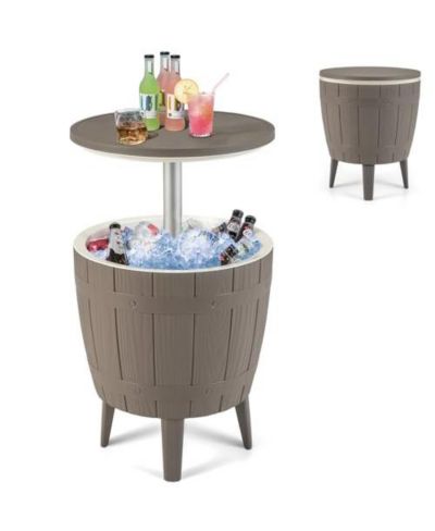 Стол-бар Mecale 10 Gallon Cooler Outdoor Coffee Table с регулировкой высоты