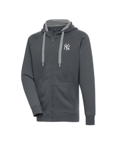 Мужское худи Antigua New York Yankees Metallic Victory Full-Zip