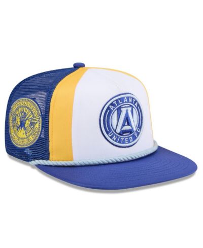 New Era Мужская кепка Atlanta United FC 2024 Jersey Hook A-Frame Trucker 9FIFTY Snapback White