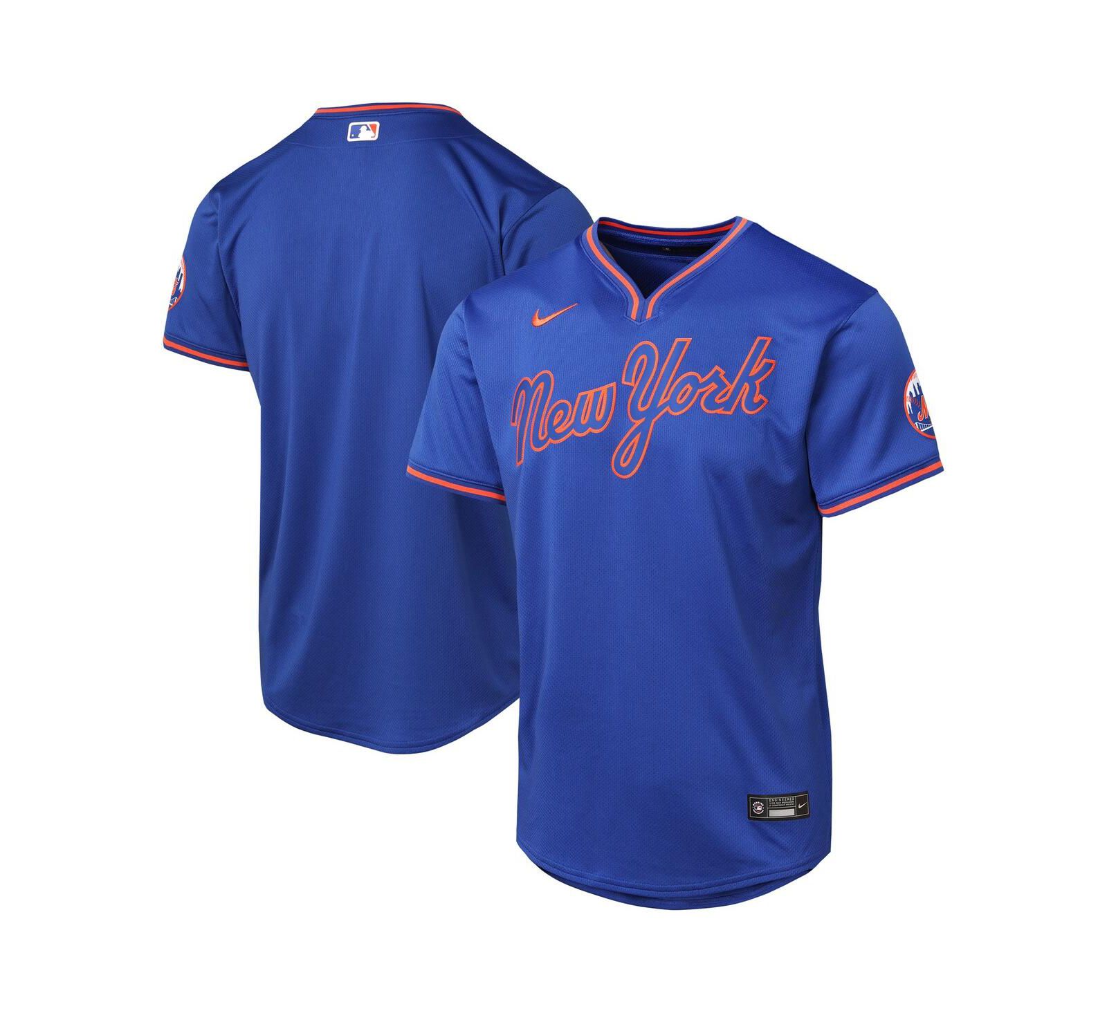 Детская джерси Nike New York Mets Limited, королевский синий