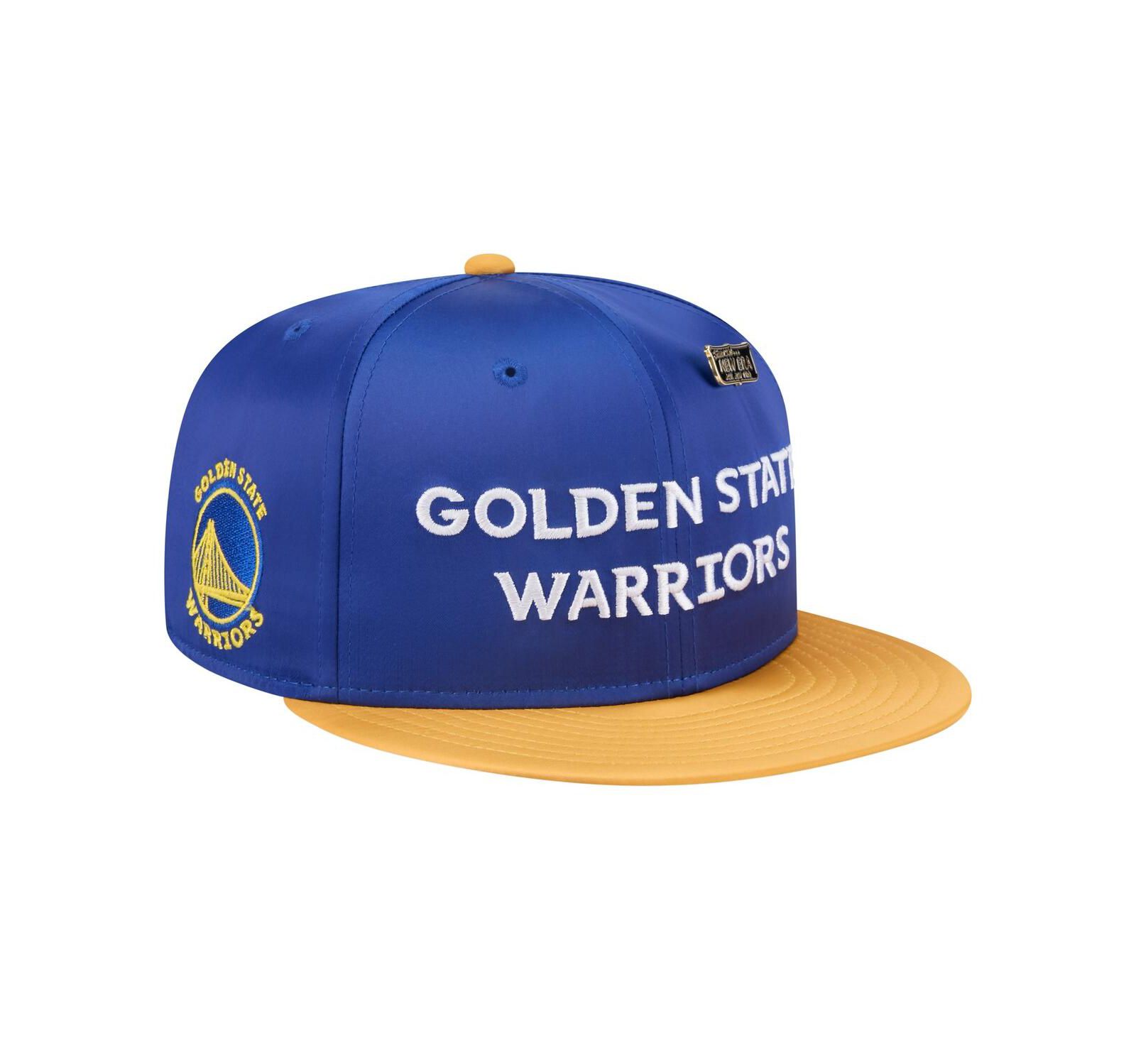 Мужская кепка New Era Golden State Warriors 59FIFTY, винтажный сатин