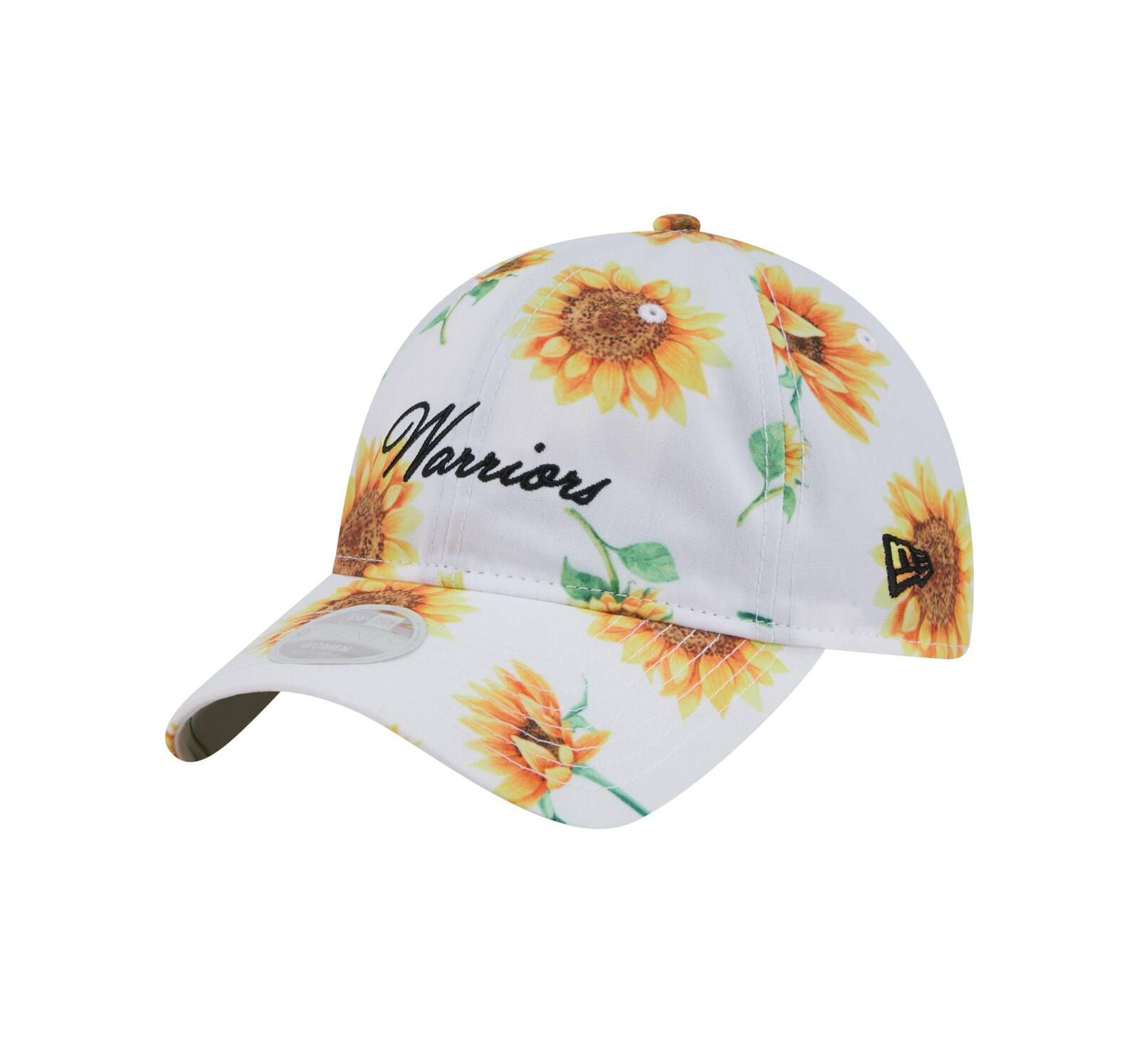 New Era Women's White Golden State Warriors Adventure Flower 9TWENTY Adjustable Hat