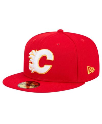 New Era Men's Red Calgary Flames Core 59FIFTY Fitted Hat