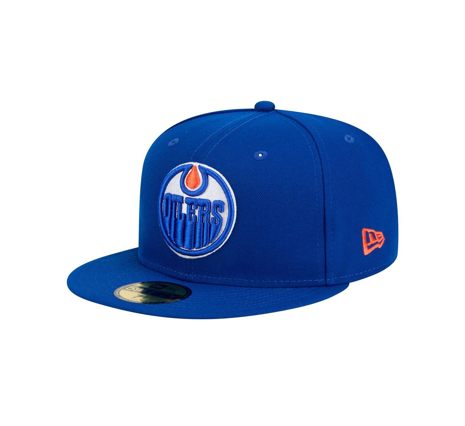 New Era Men's Royal Edmonton Oilers Core 59FIFTY Fitted Hat