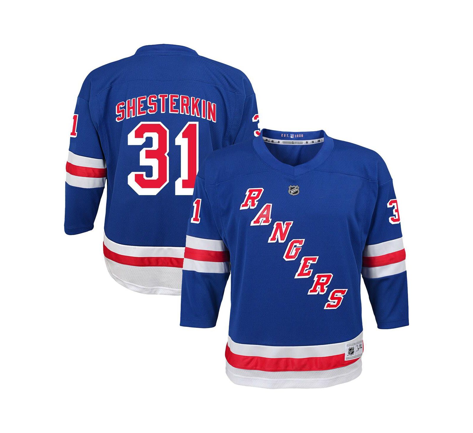 Детская джерси Igor Shesterkin New York Rangers Blue