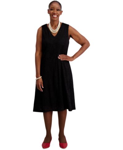 Платье Kasper Women's Sleeveless Lace Fit & Flare