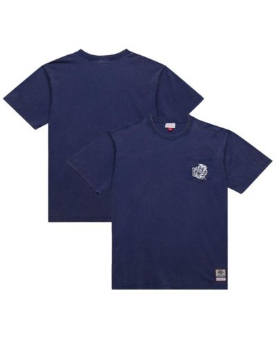 Мужская футболка Mitchell & Ness Michigan Wolverines Big & Tall Fade Away Premium, темно-синяя