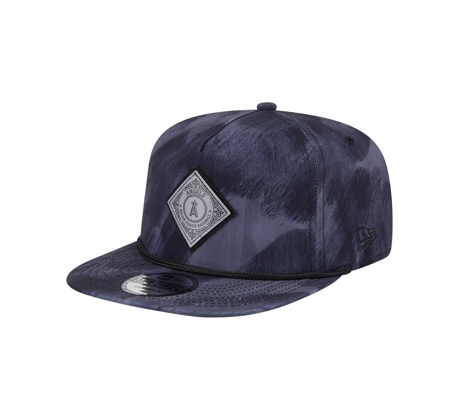 Мужская кепка New Era Los Angeles Angels Printed Golfer Snapback, темно-синяя