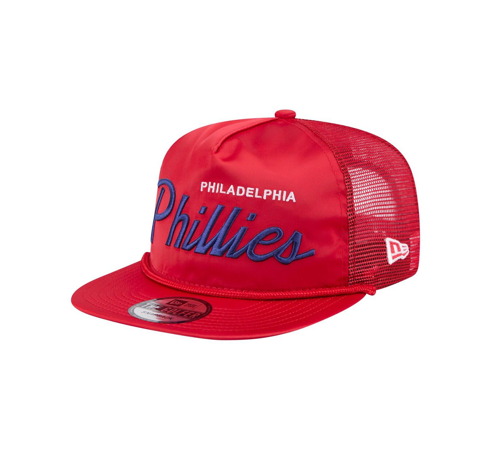 Мужская кепка New Era Philadelphia Phillies Retro Satin Script Golfer