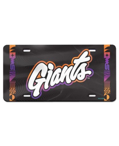 Металлическая акриловая номерная табличка Wincraft San Francisco Giants 2025 City Connect