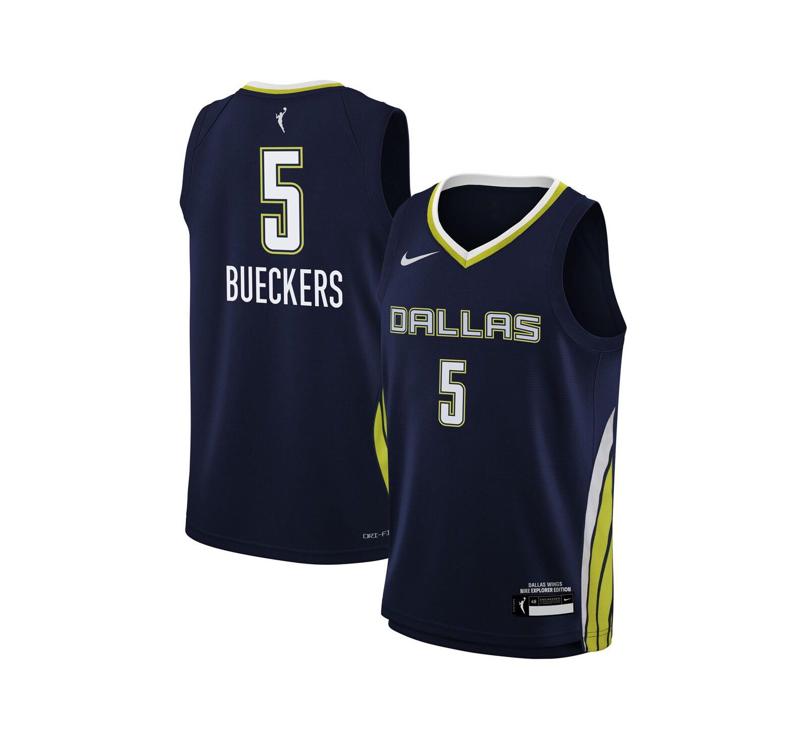 Nike джерси Paige Bueckers Dallas Wings 2025 WNBA Draft Explorer Edition Victory, темно-синяя