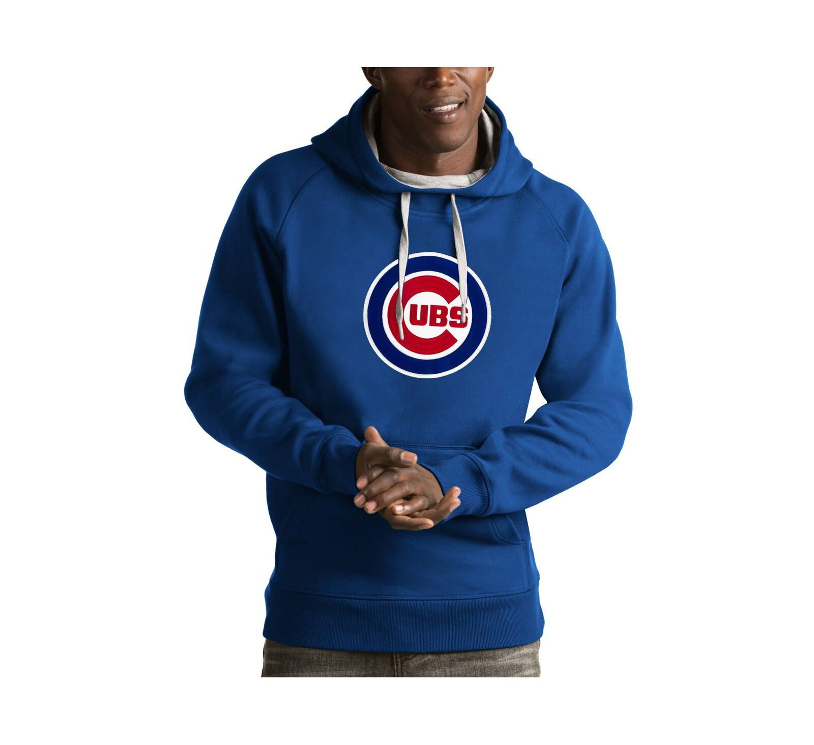 Antigua Мужское худи Chicago Cubs Victory Pullover