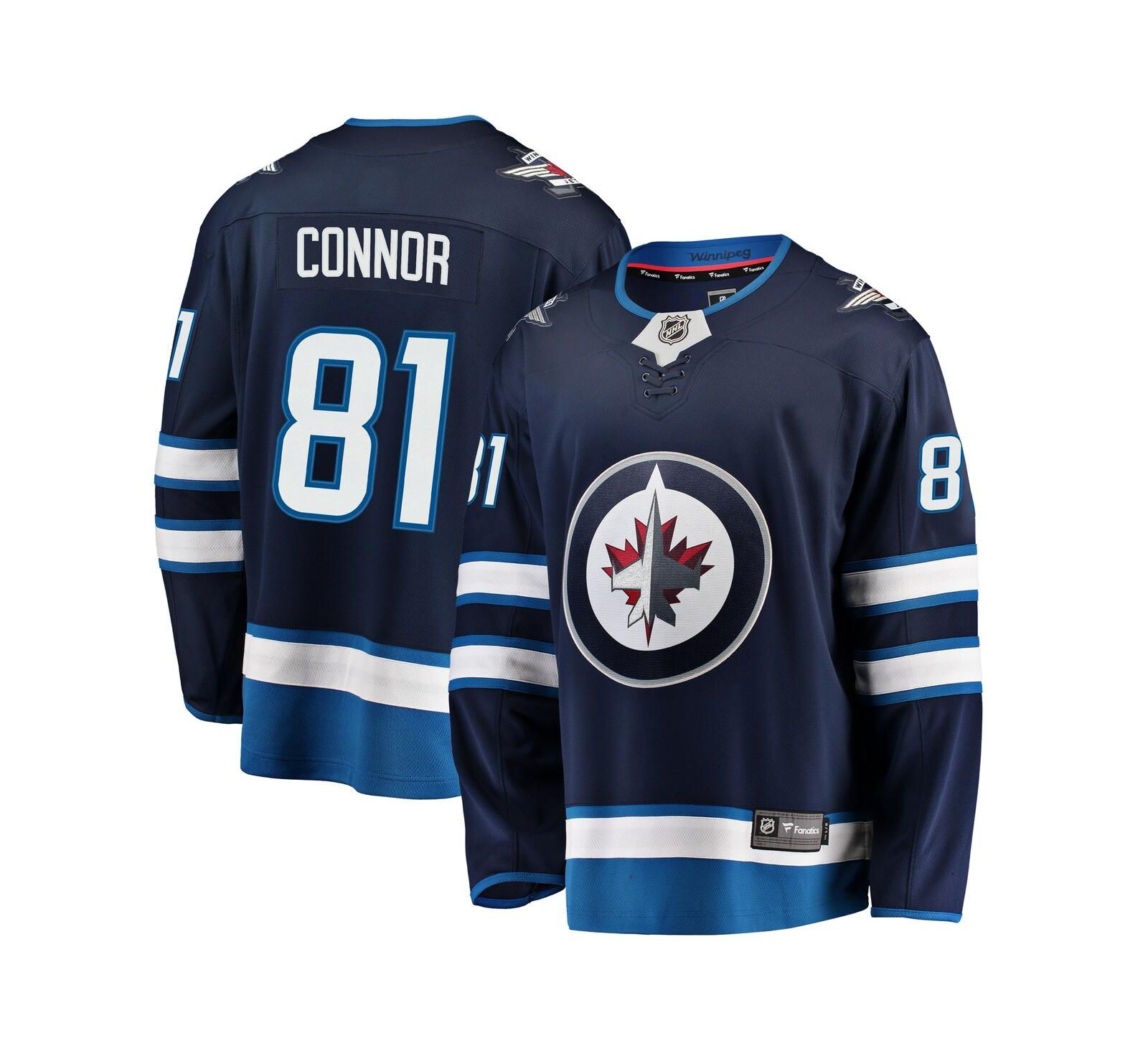 Fanatics Мужская джерси Kyle Connor Winnipeg Jets