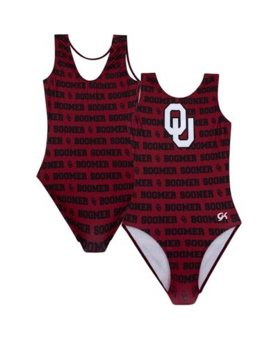 Трикотажное боди GK Elite Crimson Oklahoma Sooners Elite Spirit для мальчиков и девочек