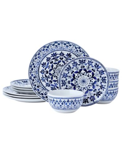 Pfaltzgraff Medallion Radiance 12 Pc. Dinnerware Set, Service for 4