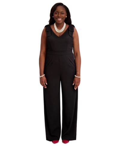Kasper Женский комбинезон Tie-Strap, Regular & Plus Size
