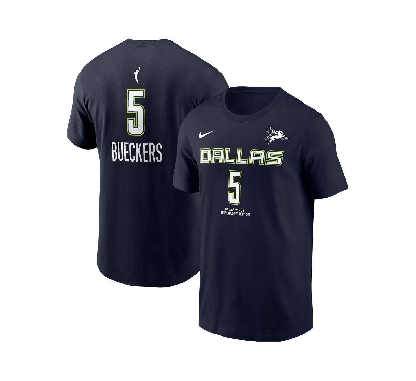 Nike Men's Paige Bueckers Navy Dallas Wings 2025 WNBA Draft Explorer Edition Name & Number T-Shirt