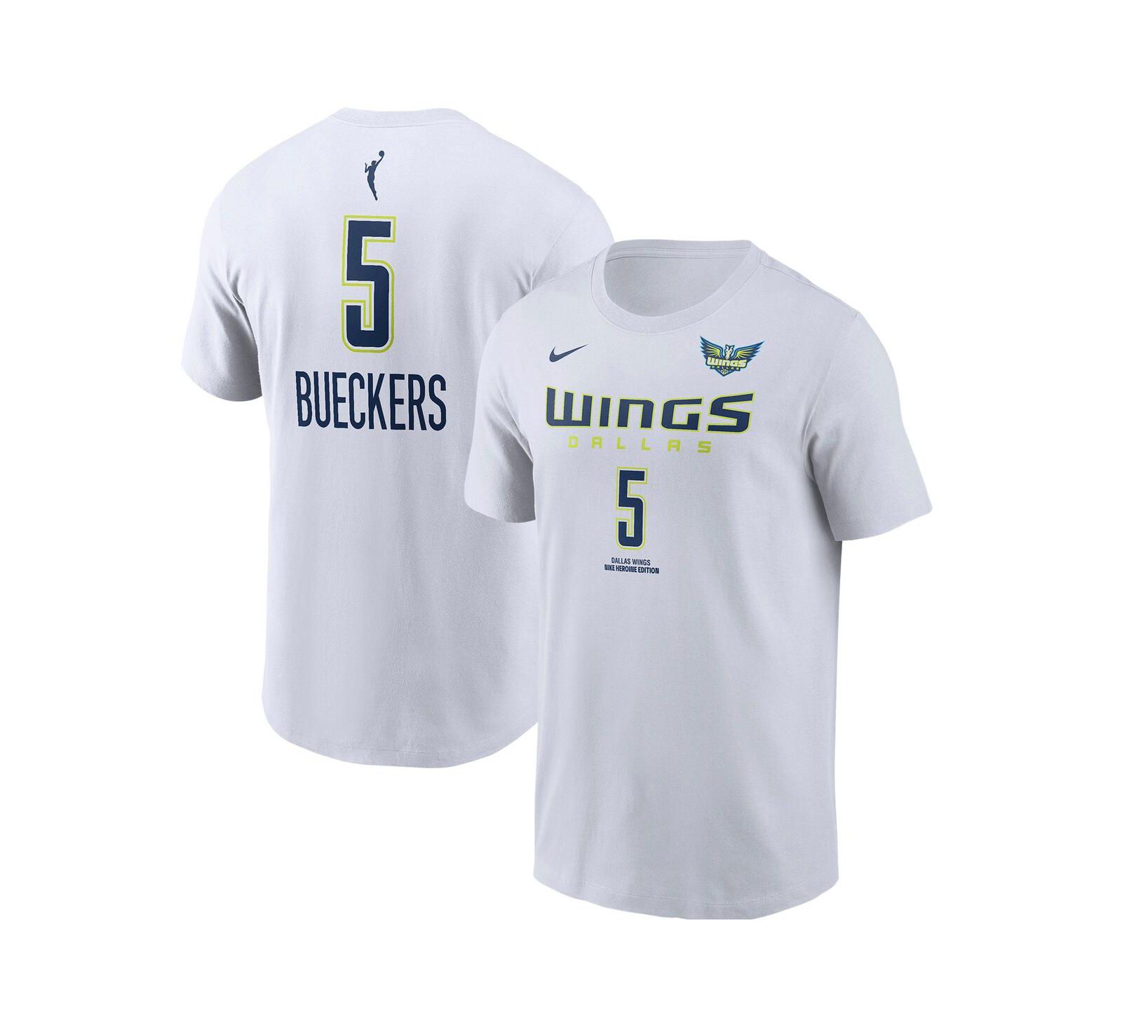 Nike Men's Paige Bueckers White Dallas Wings 2025 WNBA Draft Heroine Edition Name & Number T-Shirt