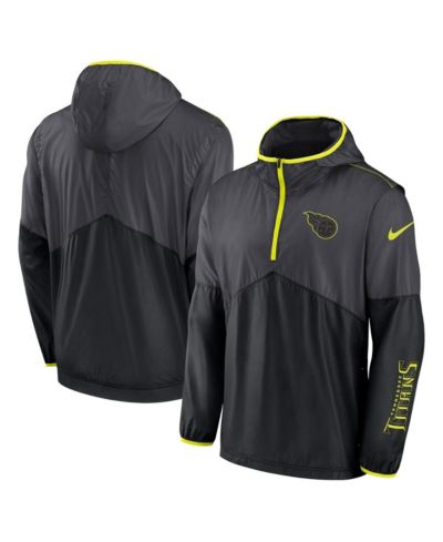 Мужская куртка-толстовка Nike Anthracite Tennessee Titans Volt Half-Zip