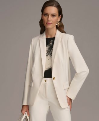 Donna Karan New York Women's One Button Blazer