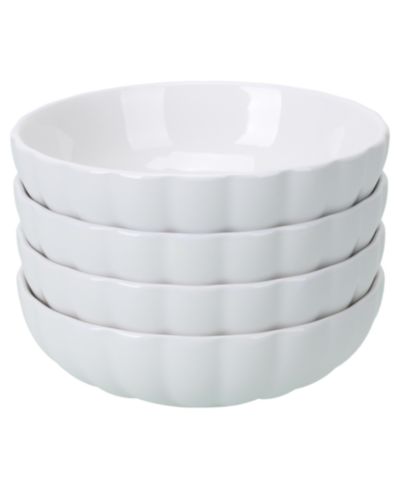BIA Cordon Bleu Petal 4-Pc. Dinner Bowls Set, Service for 4