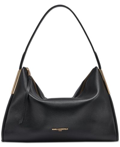KARL LAGERFELD PARIS Valerie кожаная сумка хобо Large