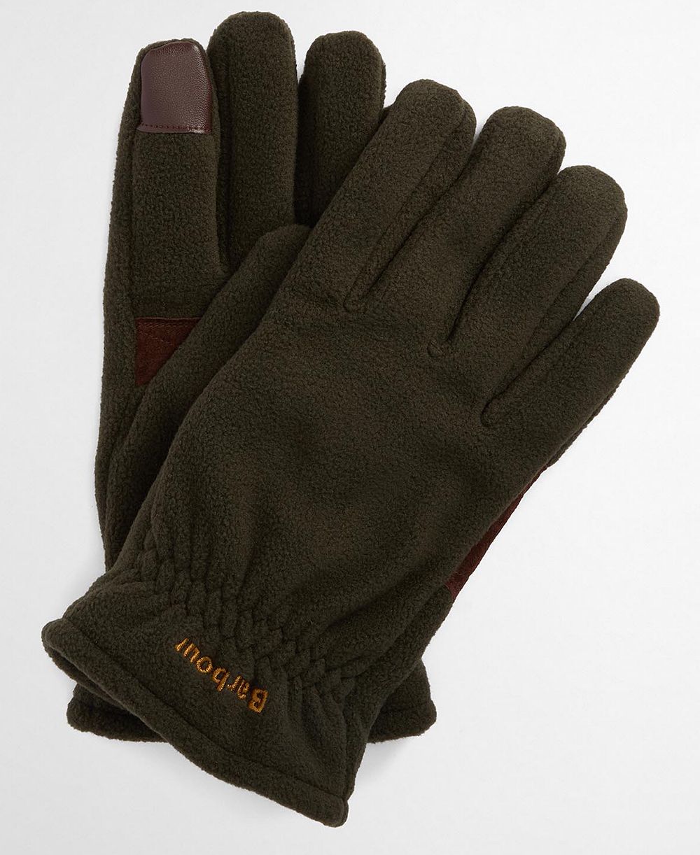 Barbour мужские флисовые перчатки с длинным ворсом Coalford