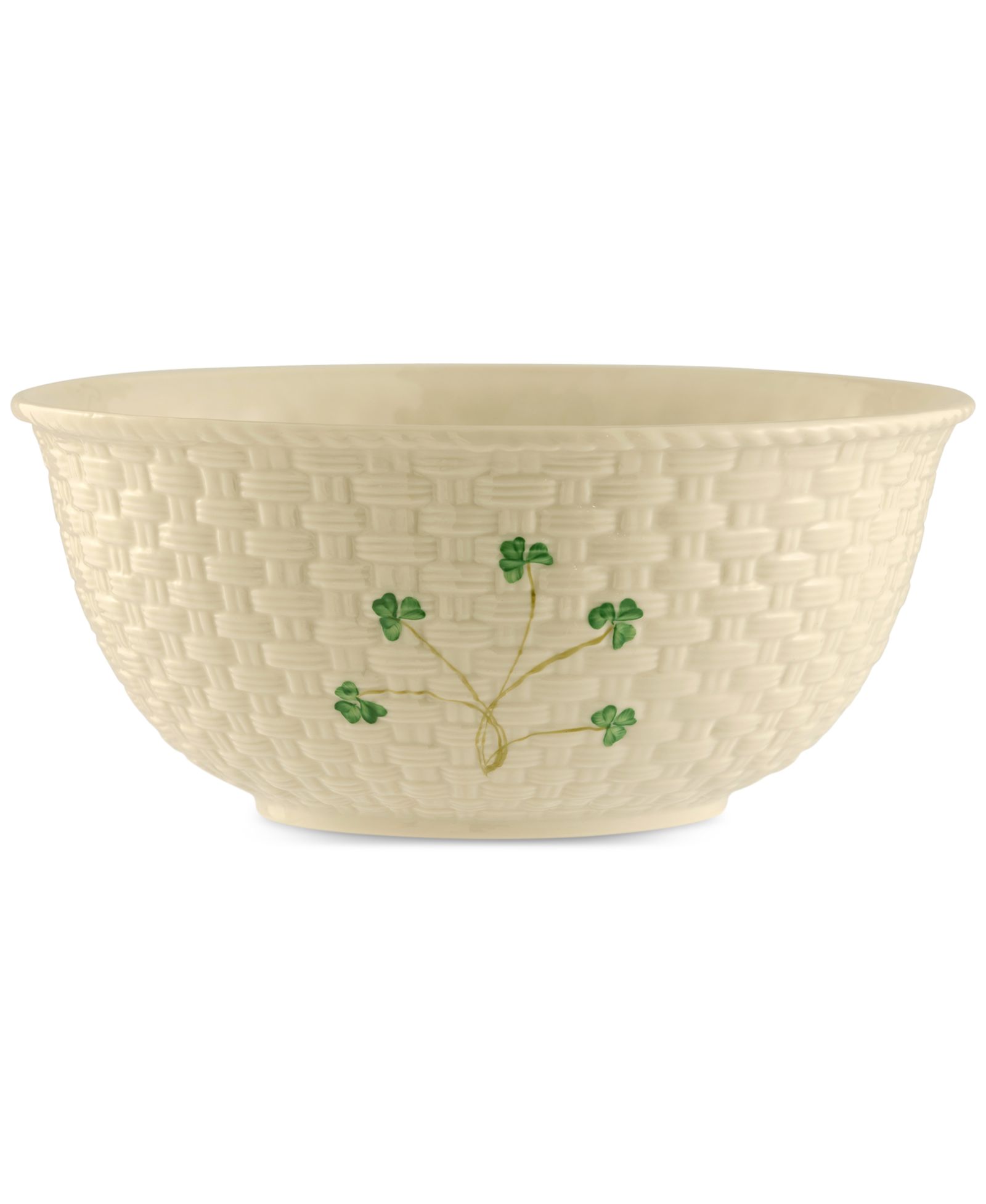 Belleek Pottery миска для смешивания Shamrock